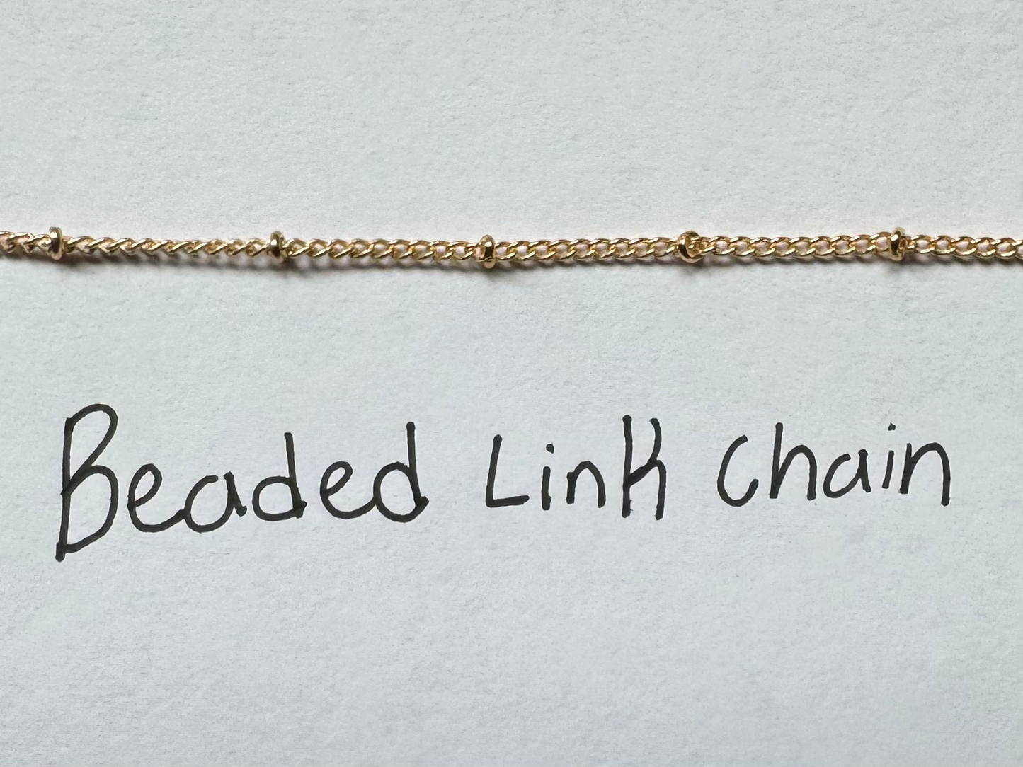 Beaded Link Chain