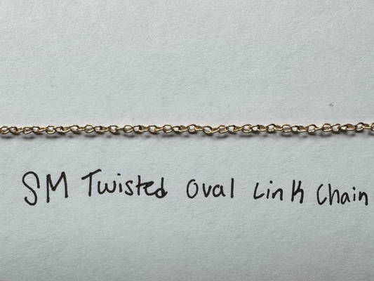 Small Twisted Oval Link Chain